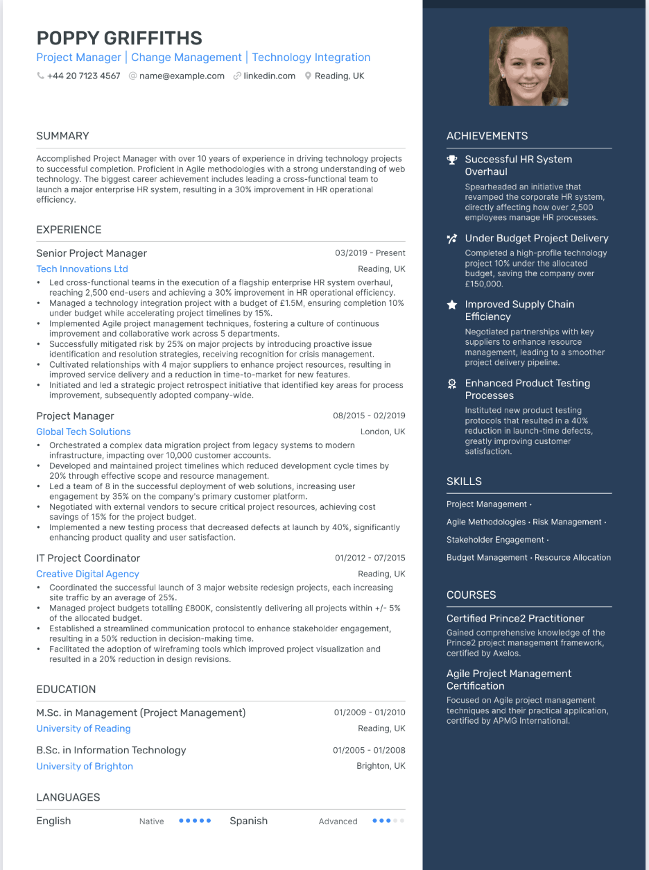 Template CV 3