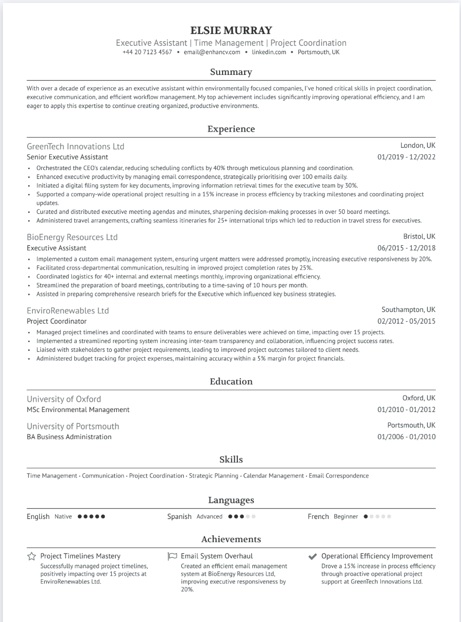 Template CV 2